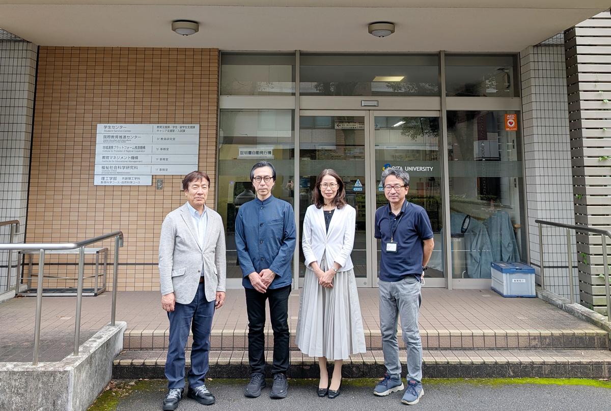 大分大学へ訪問